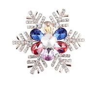 GFM® Snowflake Christmas Brooch - (EXC)(BRCH-SNFLK-002)