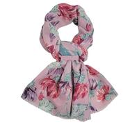 GFM® Women’s Premium Scottish Thistle Scarf - Large 180x90cm 160gms Soft Lightweight Luxury Shawl Wrap-Elegant Scotland Heritage Gift for Her - All Season Accessory-(TH-23-Pink)(FLD-PSCF-TH-21023-GLB)