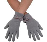 GFM® Women’s Soft Stretchy Fabric Touchscreen Ladies Gloves with Bow (GLOVES-EE)(GLOVES-HDJ-BH)