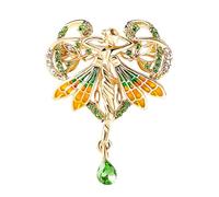 GFM® Women's Angels Elf Fairies Ladies Brooch Pin - Valentine's Day, Birthday - (Flying Angel Elf)(BRCH-KC028-AngelElf)