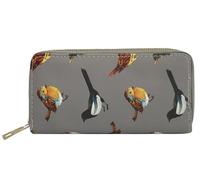 GFM® Womens Birds and Bees Patterns Purse (PRS-C) (Wild Birds-Grey) (PRS-WB-BH-5068-G)