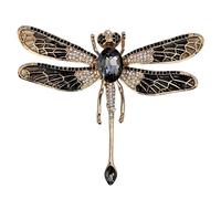 GFM® Women's Dragonfly Ladies Brooch Pin with Crystal - Christmas, Birthday, Mothers day (Brch-DF)