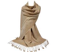 GFM® Women's Pashmina Style Ladies Scarf Shawl Wrap-Lightweight Soft-Floral Rose Paisley Geometric Ombre Designs-All Seasons (FRL6)