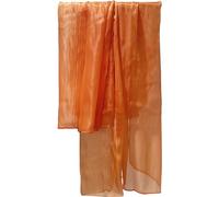 GFM® Women's Shimmer Iridescent Scarf-Evening Wedding Party- Orange - L180cm - (SCF-FS-Shim-521-D-NRG)