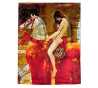 GFM® Women's Silk Blend Painting Or Art Based Summer Scarf (VSLK) (Collier's Lady Godiva)(FS-VSLK-7775-A)