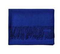 GFM® Women's Soft Cashmere Texture Pashmina Style Ladies Scarf Shawl Wrap - Wedding, Bridesmaids, Winter, AutumnS1-Royal Blue - (FS-Q-1601-CRTNL)