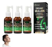 GFOUK 3X Concentrated Mullein Lung Cleanse Spray,GFOUK Mullein Spray for Lungs, Herbal Cleansing, Cleanse and Respiratory Support (3)