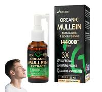 GFOUK 3X Concentrated Mullein Lung Cleanse Spray,GFOUK Mullein Spray for Lungs, Herbal Cleansing, Cleanse and Respiratory Support (1)