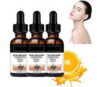 GFOUK Melanin Correcting Facial Serum,Collagen Boost Anti Aging Vitamin C Serum,Dark Spot Corrector Daily Face Serum,Hyaluronic Acid Vitamin C Serum for Face (3 Pcs)