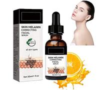 GFOUK Melanin Correcting Facial Serum,Collagen Boost Anti Aging Vitamin C Serum,Dark Spot Corrector Daily Face Serum,Hyaluronic Acid Vitamin C Serum for Face (1 Pcs)