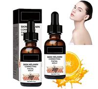 GFOUK Melanin Correcting Facial Serum,Collagen Boost Anti Aging Vitamin C Serum,Dark Spot Corrector Daily Face Serum,Hyaluronic Acid Vitamin C Serum for Face (2 Pcs)