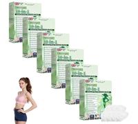 GFOUK Moringa NAD+ 10-in-1 Advanced Nano Microneedle Patch, 2026 New Weight Loss Patches, Natural Moringa Patches, Gentle Soothing, for Women & Men (6 PC)