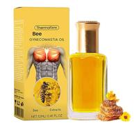 GFOUK Thermofirm Bee Ven_om Gynecomastia Oil, Firming Oil for Men, Gynecomastia Bee Ven_om Massage, Gfouk Thermoform Bienengift Oils, Can Help Strengthen Chest Muscles (1pcs)