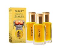 Gfouk Thermofirm Bee Venom Gynecomastia Oil, Gfouk Bee Venom Gynecomastia Oil, Gfouk Thermoform Bienengift Oils, Thermofirm Bee-Venom Oils for Treatment (3PCS)