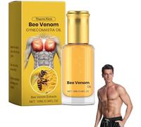 Gfouk ThermoFirm Bee Venom Oil for The Treatment of Gynecomastia, Gynecomastia Bee Venom Massage Oil, Body Bienengift Firming Oils for Adult Men (1)