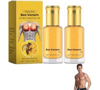 Gfouk ThermoFirm Bee Venom Oil for The Treatment of Gynecomastia, Gynecomastia Bee Venom Massage Oil, Body Bienengift Firming Oils for Adult Men (2)