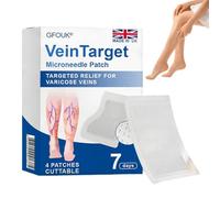 GFOUK Vein Target Microneedle Patch, varicose veins Patch, varicose veins treatment for legs, spider vein removal, Skin Body Care, Care for All Skin Types (1PC)