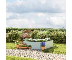 GFP Half-height 119 x 119 x 39 cm Raised garden bed, Aluminium anodised - (GFPV00503)