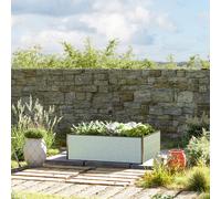 GFP Half-height 119 x 99 x 39 cm Raised garden bed, Aluminium anodised - (GFPV00499)