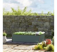 GFP Half-height 150 x 99 x 39 cm Raised garden bed, Anthracite grey - (GFPV00509)