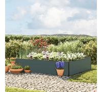 GFP Half-height 195 x 150 x 39 cm Raised garden bed, Anthracite grey - (GFPV00529)