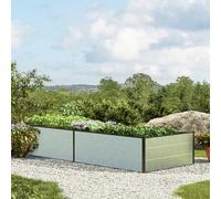 GFP Half-height 235 x 99 x 39 cm Raised garden bed, Aluminium anodised - (GFPV00535)