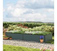 GFP Half-height 297 x 119 x 39 cm Raised garden bed, Anthracite grey - (GFPV00545)
