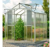 GFP Hobby 179 x 195 cm Greenhouse, 6 mm twin-wall sheets, incl. special offer set XL - (GFPV00833)