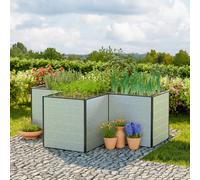 GFP Hobby 225 x 225 x 77 cm Raised garden bed, Aluminium anodised - (GFPV00563)