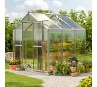 GFP Hobby 259 x 195 cm Greenhouse, 6 mm twin-wall sheets, no extras - (GFPV00062)