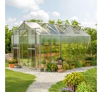 GFP Hobby 259 x 384 cm Greenhouse, 6 mm twin-wall sheets, no extras - (GFPV00080)