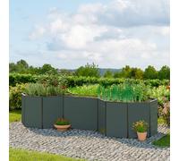 GFP Hobby 331 x 131 x 77 cm Raised garden bed, Anthracite grey - (GFPV00585)
