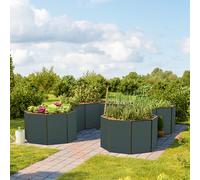 GFP Hobby 332 x 332 x 77 cm Raised garden bed, Anthracite grey - (GFPV00605)