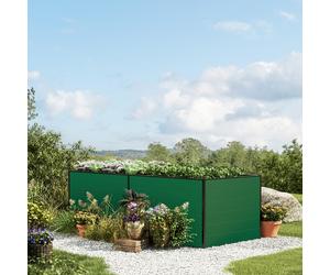 GFP Kingsize 235 x 119 x 77 cm Raised garden bed, Green - (GFPV00364)