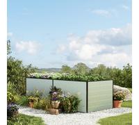 GFP Kingsize 235 x 150 x 77 cm Raised garden bed, Aluminium anodised - (GFPV00367)