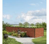 GFP Kingsize 387 x 150 x 77 cm Raised garden bed, Wood-finish - (GFPV00414)