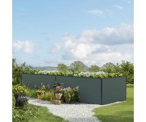 GFP Kingsize 387 x 99 x 77 cm Raised garden bed, Anthracite grey - (GFPV00405)