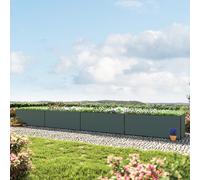 GFP Kingsize 771 x 77 x 77 cm Raised garden bed, Anthracite grey - (GFPV00481)
