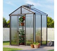 GFP Pro 199 x 137 cm Greenhouse, anthracite grey, RAL 7016, no extras - (GFPV00128)