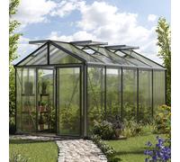 GFP Pro 235 x 385 cm Greenhouse, aluminium, no extras - (GFPV00158)