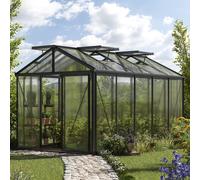 GFP Pro 235 x 385 cm Greenhouse, anthracite grey, RAL 7016, no extras - (GFPV00191)
