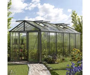 GFP Pro 235 x 460 cm Greenhouse, aluminium, no extras - (GFPV00197)