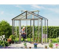 GFP Pro 263 x 138 cm Greenhouse, anthracite grey, RAL 7016 - (GFPV00692)