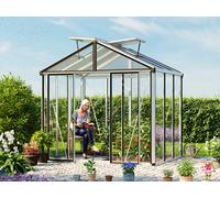 GFP Pro 263 x 199 cm Greenhouse, anthracite grey, RAL 7016 - (GFPV00696)