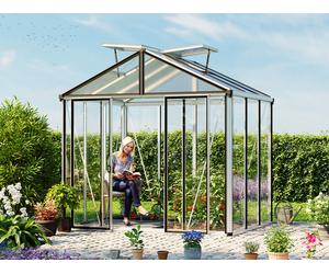 GFP Pro 263 x 199 cm Greenhouse, anthracite grey, RAL 7016 - (GFPV00696)