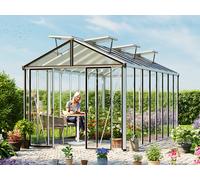 GFP Pro 263 x 514 cm Greenhouse, anthracite grey, RAL 7016, Special offer set: Pro 2 - (GFPV00717)