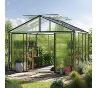 GFP Pro 311 x 311 cm Greenhouse, aluminium, no extras - (GFPV00212)