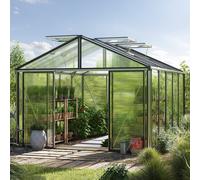 GFP Pro 311 x 385 cm Greenhouse, aluminium, no extras - (GFPV00218)