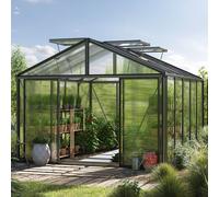 GFP Pro 311 x 385 cm Greenhouse, anthracite grey, RAL 7016, no extras - (GFPV00257)