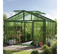 GFP Pro 311 x 385 cm Greenhouse, green, RAL 6005, no extras - (GFPV00260)